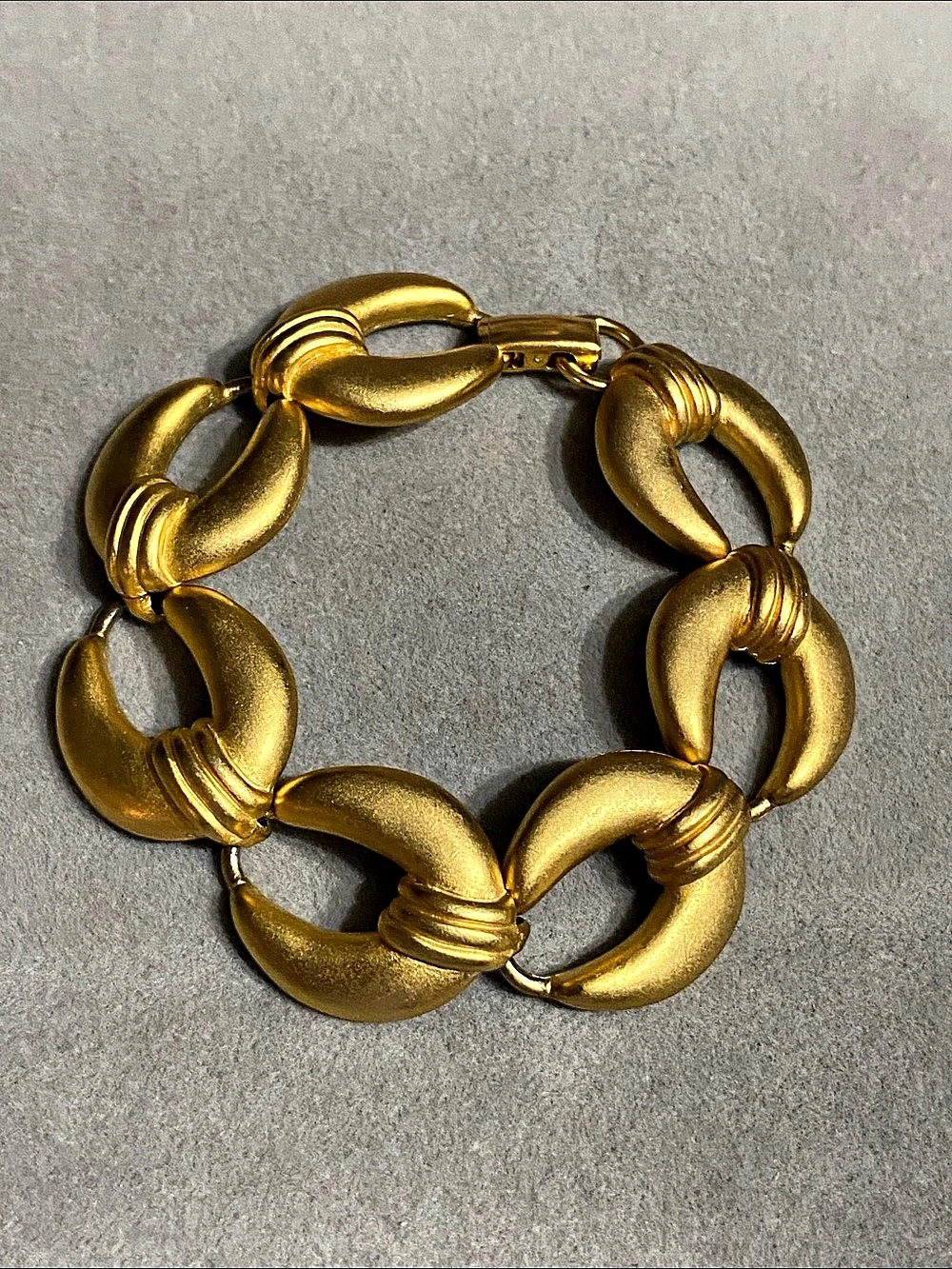 Matte Gold Link Bracelet
